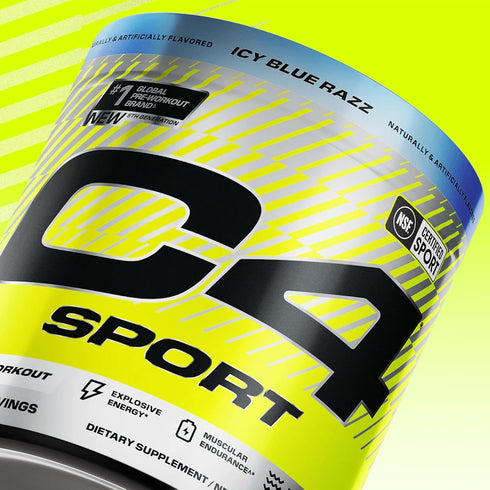 Cellucor C4 Sport Pre Workout Powder, Watermelon Flavor, 20 Servings, 200mg Caffeine + Creatine