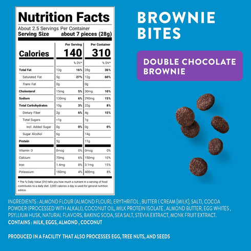 Pack 6.75oz 3-Pack HighKey Cookies Variety - Low Carb No Added Sugar Chocolate Chip Cookie, Snickerdoodle, Brownie
