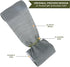 Swiss Safe 6 Inch Israeli Bandages Trauma Kit, Sterile Elastic Compression Bandage, 2-Pack