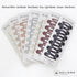 Heliums 2 Inch Snap Clips, Silver Gray Metal Hair Barrettes for Women, Thin Hair and Kids - 12 Count