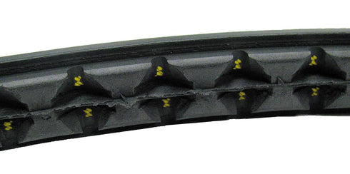 Wheelchair Tire, Low Profile Urethane Foam, Pyramid Shape, Grey, 24" x 1", TAG141001