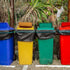 12 Pieces 78.7 Inches Trash Can Bands, Fits 94-96 Gallon Garbage Can, Green Colors
