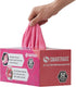 Arkwright Smart Rags in Box - (Pack of 50) Lint Free Microfiber Cleaning Cloths, 12 x 12 in, Pink