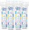 Q-Tips Beauty Luxe Cotton Rounds, 80 Count 4-Pack, Hypoallergenic Makeup Remover Pads