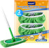 KEEPOW Reusable Microfiber Mop Pads for Swiffer Sweeper Mop, 2 Pack Washable Wet Pad Refills for Hardwood Floor