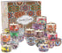Onebird Set 36 Set,Natural of Christmas Scented Candle Gift Pure Soy Wax Aromatherapy Candles Essential Oils for Home