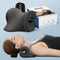 Osteo Neck Stretcher with Magnetic Therapy Cover, Pain Relief Cervical Traction Device, Gentle/Strong Modes for Neck
