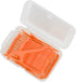 Original Dental Floss Picks, Easy Reach for Back Teeth, Unflavored Orange, 70 ct with Travel Case