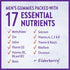 New Chapter Men’s Multivitamin Gummies, 75ct, 66% Less Sugar, Vitamin C, D3 & Zinc, Gluten Free, Berry-Citrus