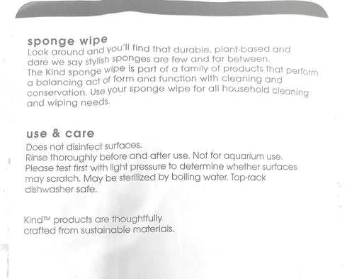 Casabella Sponge Wipe, 1 CT