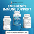 Dr. Berg Emergency Immune Support with Echinacea, 60 Tablets, Herbal Extracts with Vitamin D & Zinc