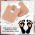 Boao 30 Pcs U Shaped Felt Callus Pads Metatarsal Pads Forefoot Foot Pads Pain Relief Foot Cushion Keep Calluses from Rubbing on Shoes Adhesive Pads for Men and Women, Beige