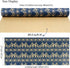KESTAR 17 Inch 49 (69.4 Christmas Wrapping Paper Roll, Navy Blue Kraft Wrapping Paper, x Feet, Snowflake, Xmas Floral