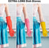 ThxToms Rubber Dishwashing Gloves, 2-Pair, Fleece Lined, Waterproof, Small