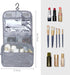 Large Capacity Toiletry Bag with Hanging Hook for Men and Women, Waterproof Travel Cosmetic Bag in Grey
