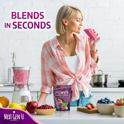 NGU Next Gen U 4 Pack, 150g Immune Super Berry Powder - Each - Support - Food Supplement - Superfood Berries - Smoothie