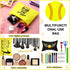 Kajaia 24 Pcs Softball Party Favors, Cosmetic Bag, Hair Scrunchies, Bracelet, Travel Pouch for Women Girls