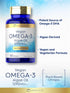 Carlyle Vegan Omega 3 Supplement | 60 Softgels | 1290 mg | Plant Based | Non-GMO & Gluten Free from Algae Oil