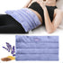 Microwavable Heating Pad for Pain Relief - Moist Heat for Cramps, Muscles, Joints, Back, Neck (Purple - Lavender)