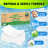 Laundry Detergent Sheets - Up to 120 Loads (60 Sheets), Unscented, Plastic Free, Eco-Friendly & Hypoallergenic