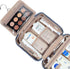 NISHEL Large Size Toiletry Bag for Women, Travel Essentials Organizer, Hanging Makeup Case for Cosmetics and Toiletries