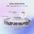 PANA Round Transparent Acrylic Nail Drill Bit Holder Display Organizer Stand - 12 Holes Clear for Manicure Tools (Drill