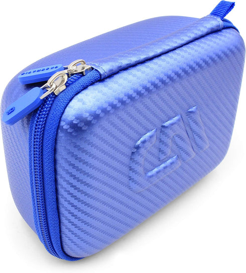 CASEMATIX Blue Travel Case Bag - Compatible with Asthma Inhaler, Masks, Spacer Chamber, CASE ONLY