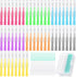 Zopeal 250 Pieces Braces Flossers: Interdental Brush for Cleaner Teeth, Soft Dental Picks Refill Toothpick Cleaners