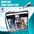 Rough Enough Clear Toiletry Bag, Makeup Organizer Cosmetic Pouch with Zipper Handle for Travel Essentials