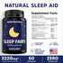 SLEEP FAIRY Natural Sleep Aid - Melatonin 10mg, Magnesium Glycinate 500mg, Herbal Sleeping Pills for Adults