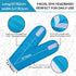 Whaline Spa Facial Headband, Adjustable Terry Cloth Makeup Wrap for Face Washing, Shower, 3 Pieces (Blue, Green, Yellow)