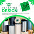 Trash Ninja Trash Can Deodorizer, 2 Pack, Odor Eliminator for Indoor Trash Cans Up to 10 Gallons