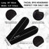 Whaline Spa Facial Headband - Adjustable Terry Cloth Makeup Wrap for Face Washing, Shower, 3 Pieces (White, Black, Pink)