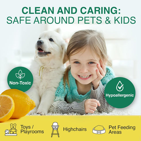 All-Purpose Cleaner Concentrate | Biodegradable Multi-Surface Cleaner | Natural Lemon Essential Oil, 8oz makes 128oz