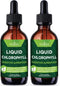 NEW AGE Chlorophyll Liquid Drops - Natural Concentrate for Energy, Digestion, Immune Support, and Liver Function (2 Fl