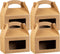 Bio Tek 6 x 3.5 x 3.5 Inch Gable Boxes for Party Favors, 25 Attractive Gift Boxes with Clear PET Window.