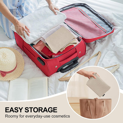 MAGEFY Small Makeup Bag, Cosmetic Bag for Women