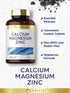 Carlyle Calcium Magnesium Zinc, 300 Caplets, Vegetarian, Non-GMO, Gluten Free Supplement