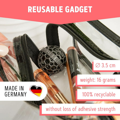 The Clean Ball - Clever Cleaning Tool for Purses, Bags, Backpacks, and School Bags