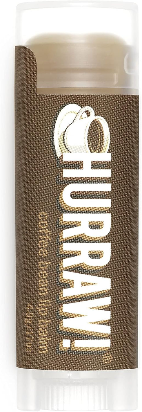 Hurraw! Coffee Bean Lip Balm: Organic, Certified Vegan, Cruelty-Free, Gluten-Free, Non-GMO, 100% Natural Ingredients