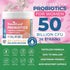 ForestLeaf Womens Probiotic 50 Billion CFU with Organic Prebiotics, Digestive Enzymes, Cranberry, D-Mannose - Prebiotics Probiotics for Women Digestive Health & Vaginal Probiotics Support (30 Caps)
