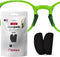 Setex Ultra-Thin Anti Slip Eyeglass Nose Pads, 0.6mm, 5 Black Pair, USA Made, 2500 Microstructured Fibers