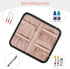 Yarwo Diabetic Travel Case for Blood Glucose Monitor, Insulin Syringes, Diabetes Supplies Storage Bag (Black)