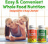 COUNTRY FARMS Fruits and Vegetables Supplement - 180 Fruit & 180 Veggie Capsules, 60 Servings