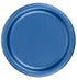 Party Favors Plus 24 Plates 9" Paper Dinner Lunch Plates Wax Coated - Royal Blue