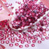 Rose Flatback Rhinestones for Nail Art and Craft, Loose Crystal Gemstones (Rose, SS34, 288pcs, 7.1-7.3mm)