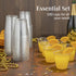 Pack 400 5oz Prestee of Small Clear Plastic Cups - Disposable Cocktail Glasses - Stackable Plastic Party Tumblers