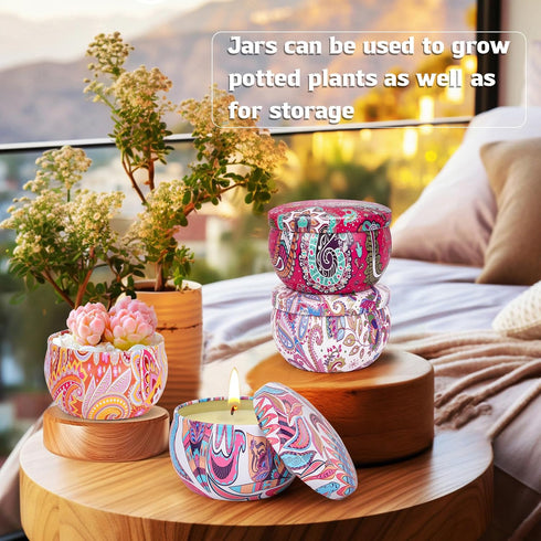 Set 9 Pack Pack Scented Candles Gifts for Women, Aromatherapy Candles Soy Wax Include Lavender, Jasmine and Vanilla