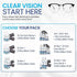 Pack 2x2oz, 3x8oz 5 Purity Eyeglass Cleaner Mega - Multi-Size Lens Cleaner Kit - Bottles + Black Premium Microfiber