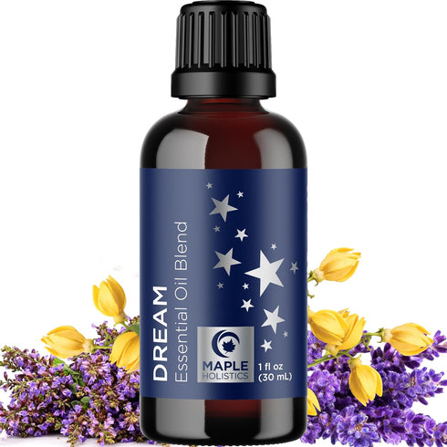 Sleep Essential Oil Blend for Diffuser - Dream Aromatherapy with Clary Sage, Ylang-Ylang, Chamomile, Lavender (1 Fl Oz)